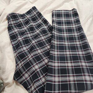 Karen Kane Plaid Slim Fit Pants